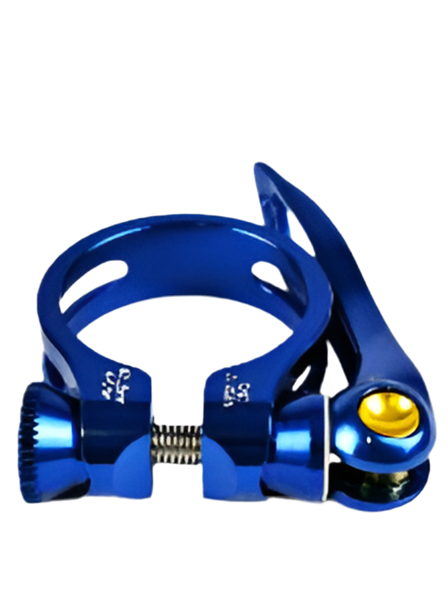 Collier de selle rapide ICE CLAMP Ø 31,8mm Bleu