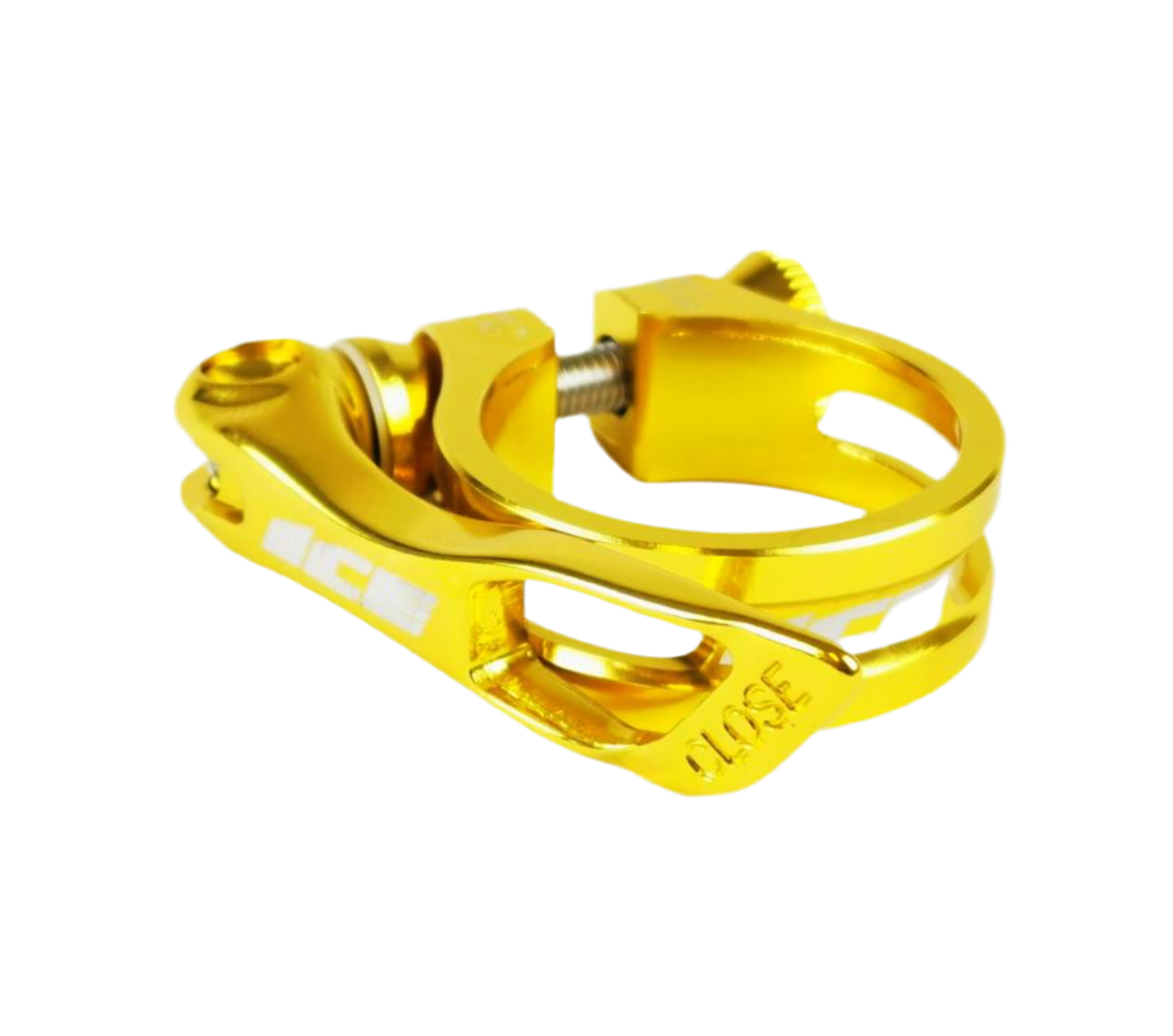 Collier de selle rapide ICE CLAMP Ø 31,8mm Gold