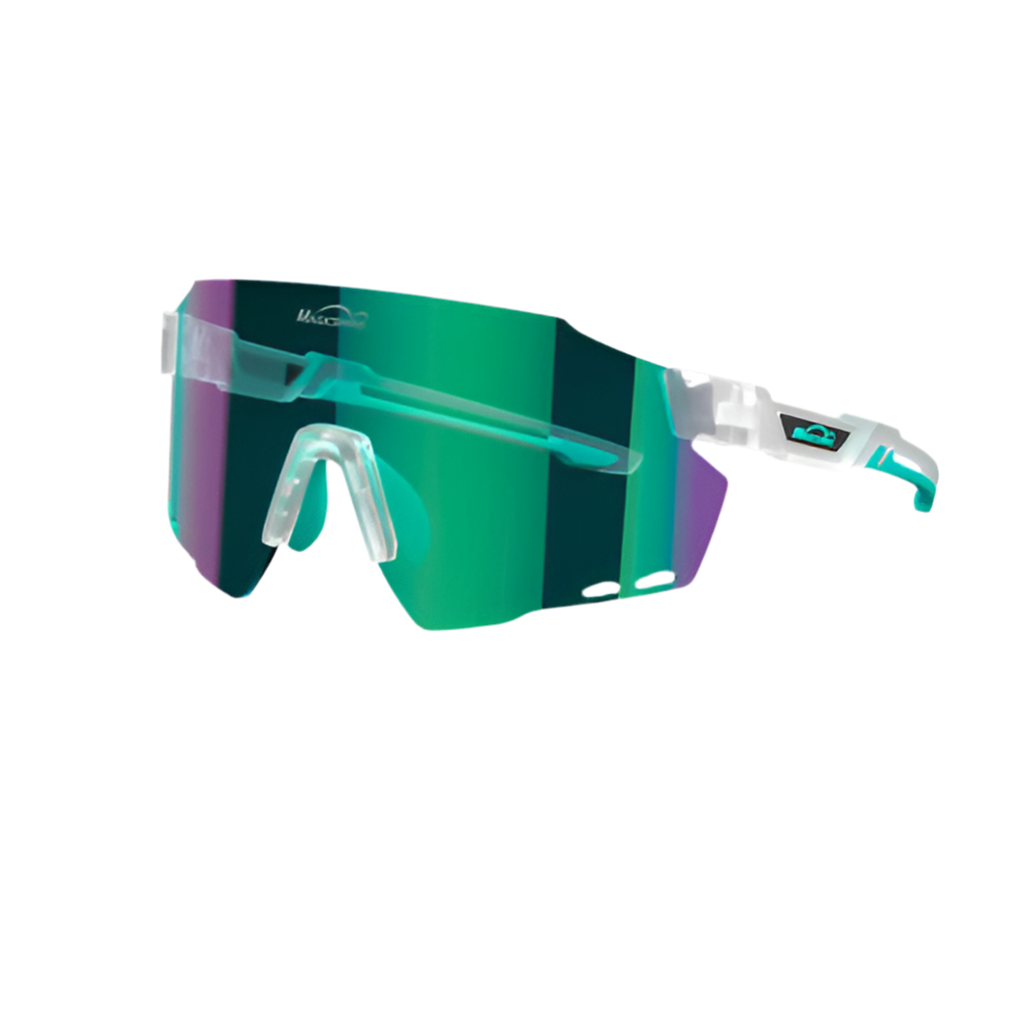 Lunettes WindBreaker - transparent/bleu + écran bleu