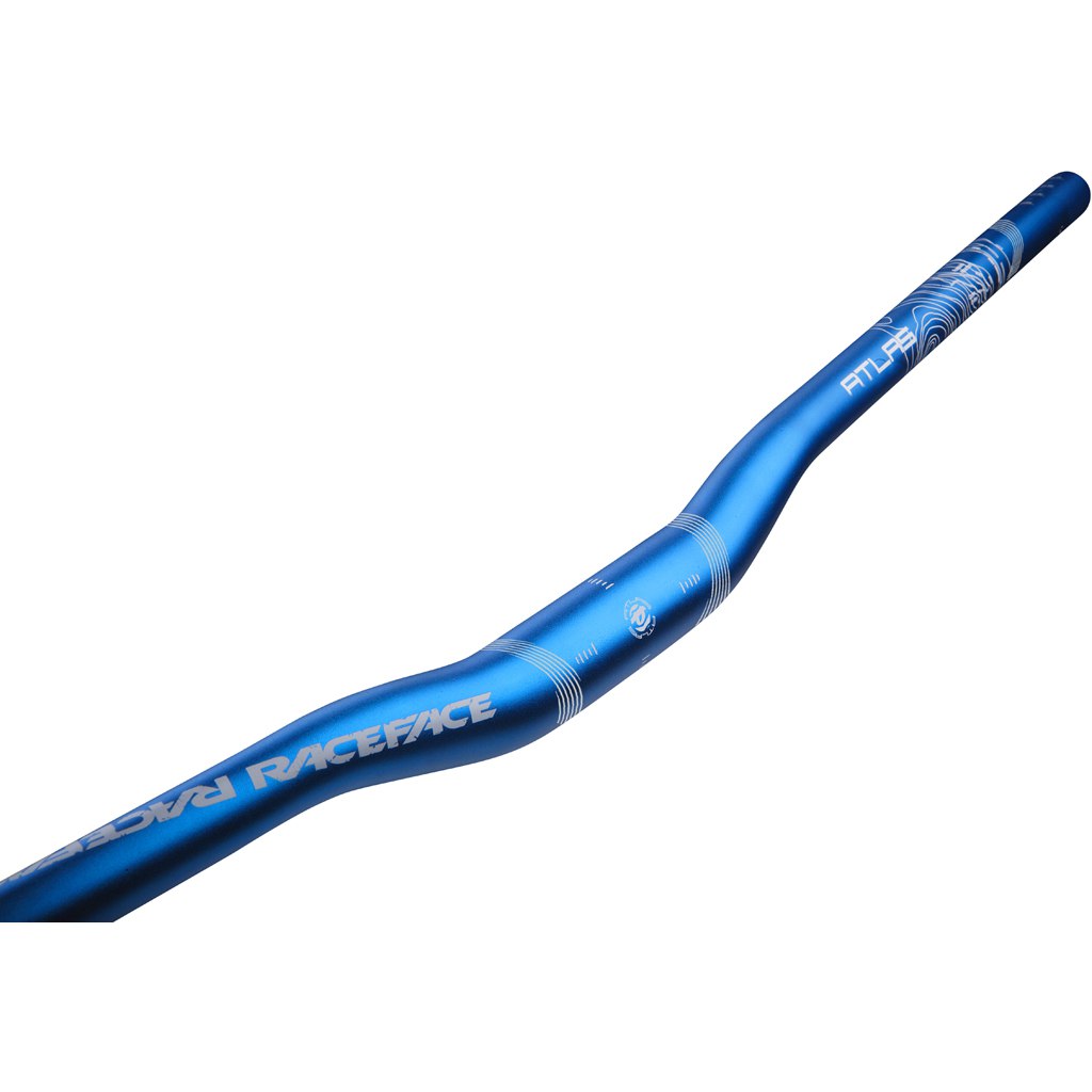 Guidon VTT ATLAS 785mm 31.8 Bleu Rise 12.7