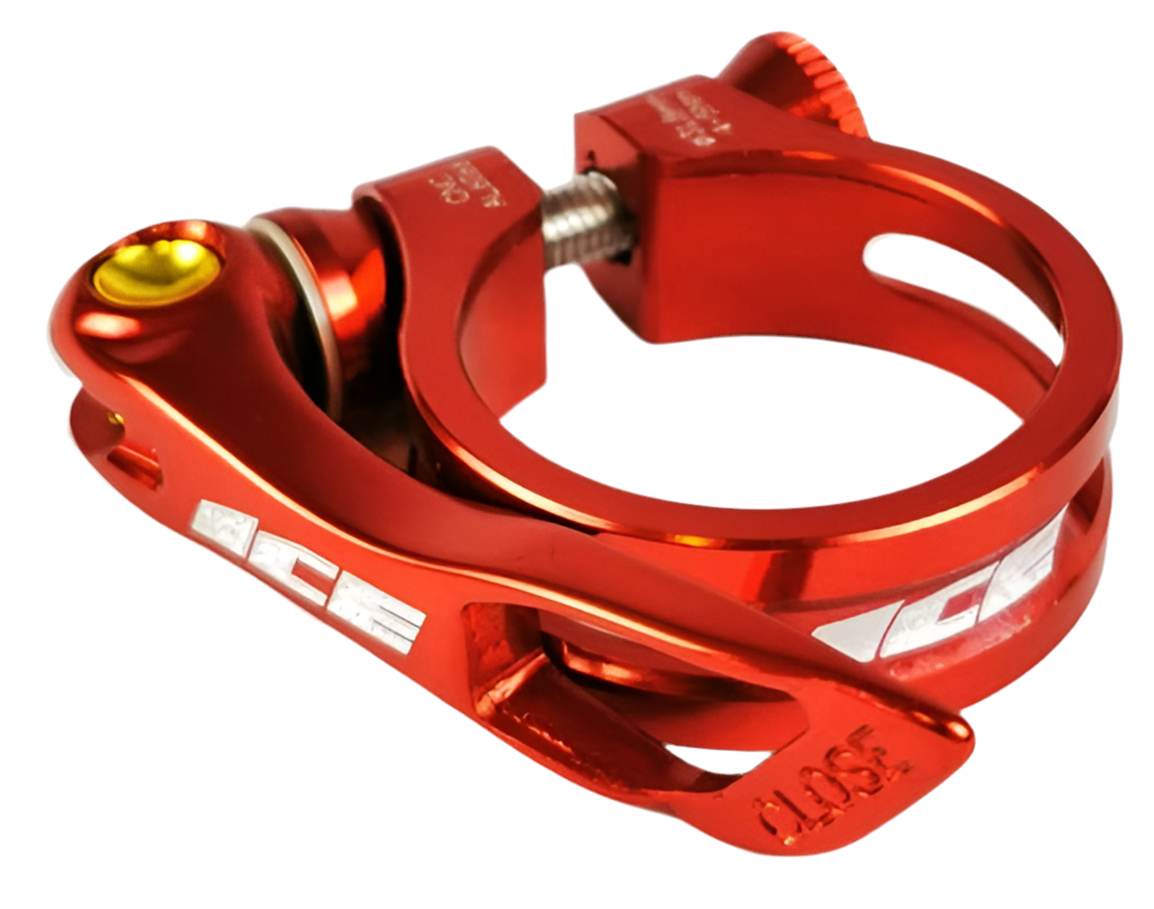 Collier de selle rapide ICE CLAMP Ø 31,8mm Rouge