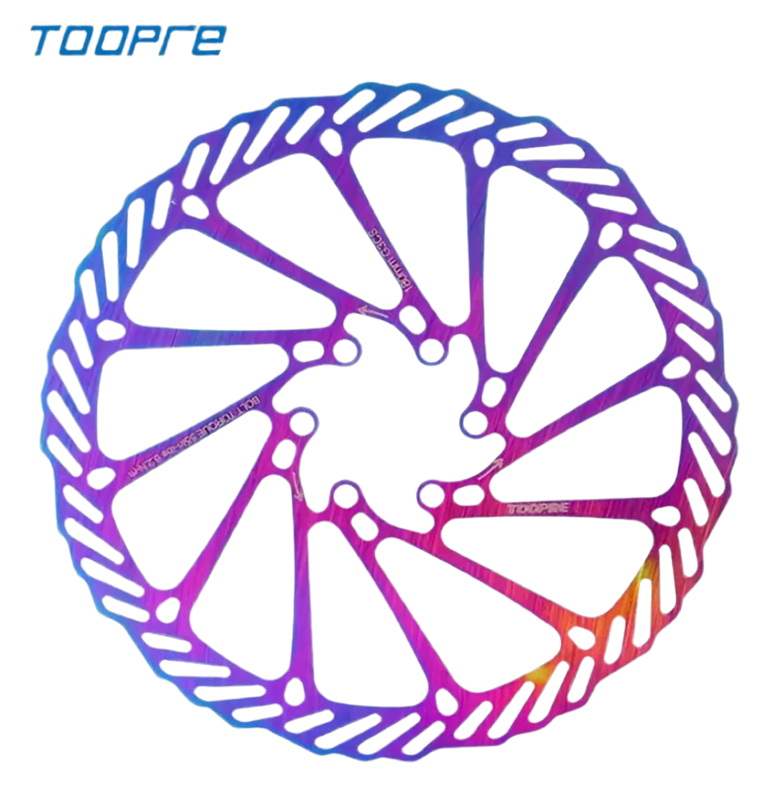 Disque de frein multicolore