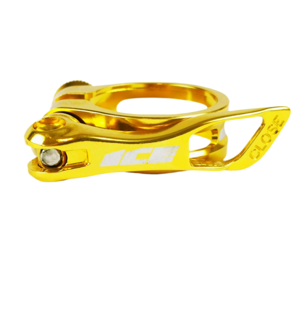 Collier de selle rapide ICE CLAMP Ø 31,8mm Gold