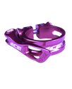 Collier De Selle De Vélo Double Couche En Alliage Aluminium - Diamètre 31.8/34.9mm, Léger, Couleur Violet - 3