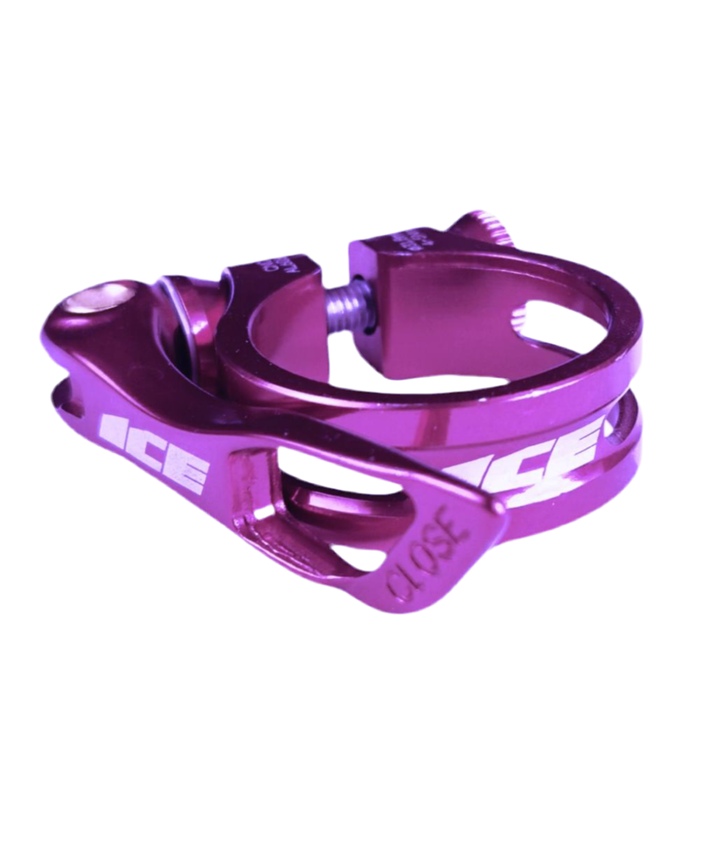 Collier de selle rapide ICE CLAMP Ø 31,8mm Violet