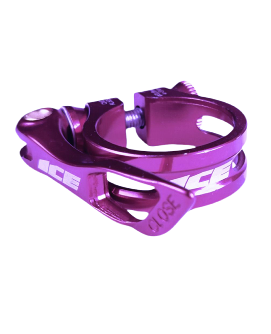 Collier de selle rapide ICE CLAMP Ø 31,8mm Violet