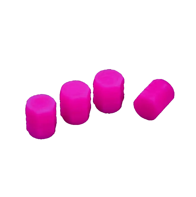 Bouchons de valve fluorescents