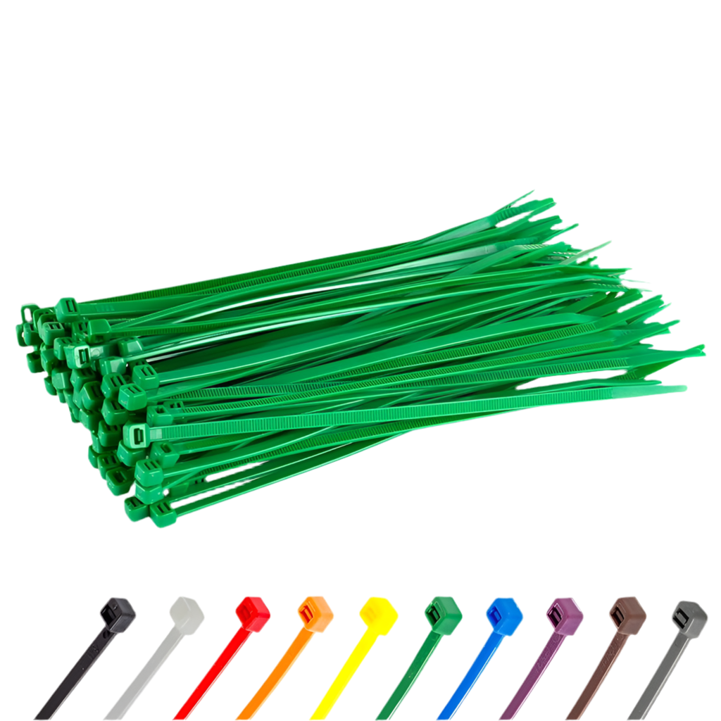 Lot de 4 colliers de serrage vélo – 10 cm