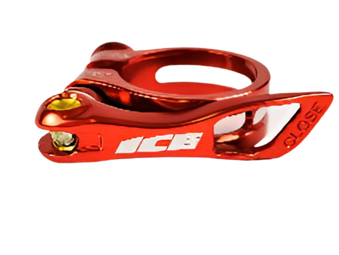 Collier de selle rapide ICE CLAMP Ø 31,8mm Rouge
