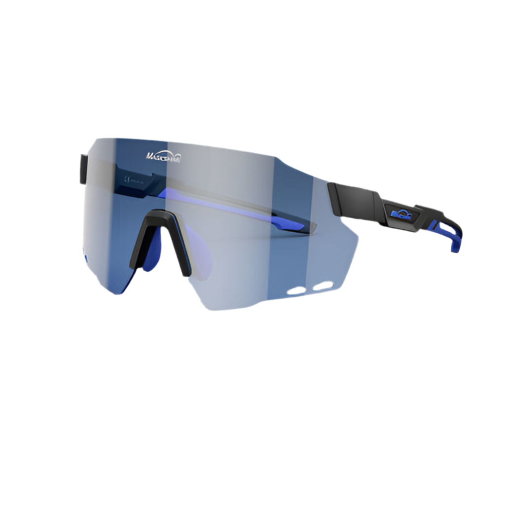 Lunettes WindBreaker - noir/bleu + écran bleu