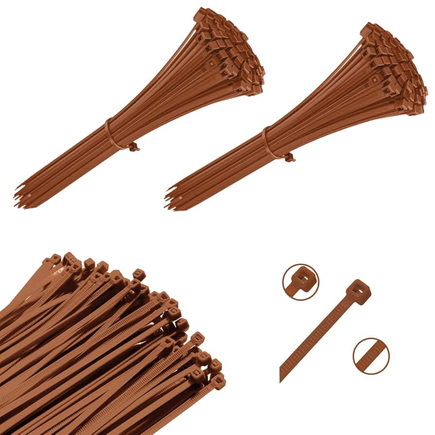Lot de 4 colliers de serrage vélo – 10 cm