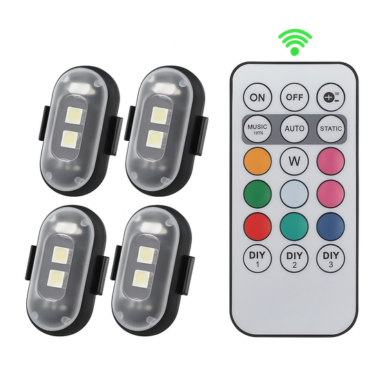 Kit de 4 Lumières LED Multicolores