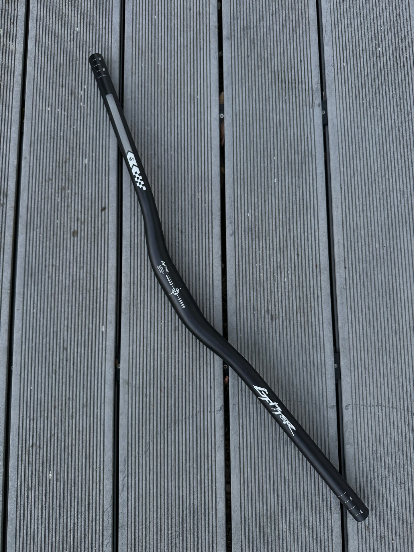 Guidon VTT alu 740mm 35mm