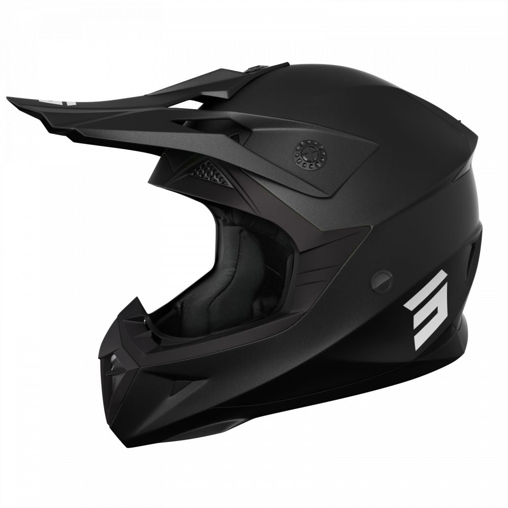 CASQUE SHOT PULSE KID - SOLID BLACK 2.0