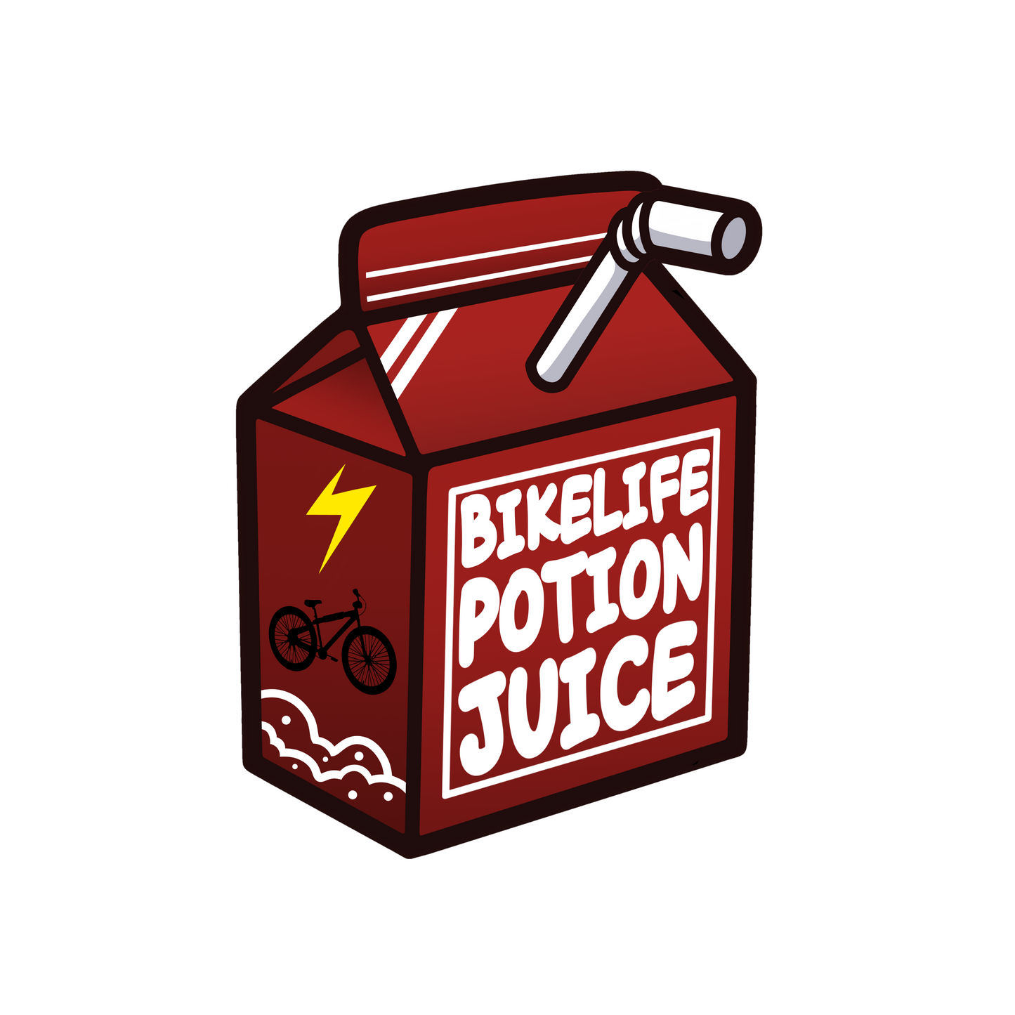 Stickers BIKELIFE POTION JUICE red edition holographique