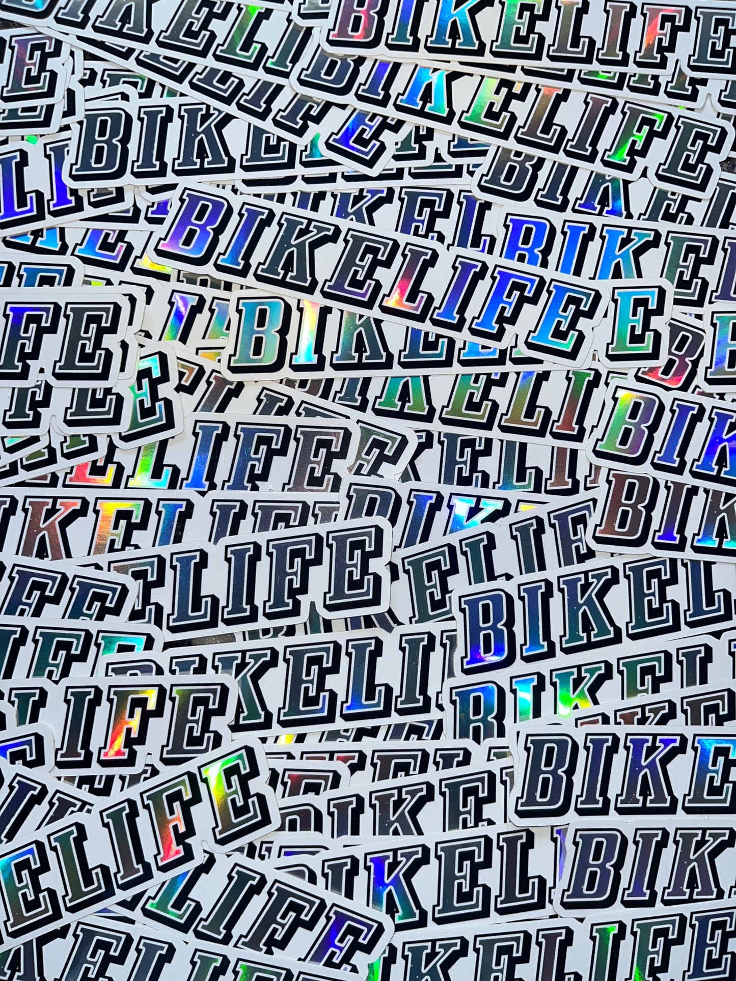 Sticker bikelife holographique V2