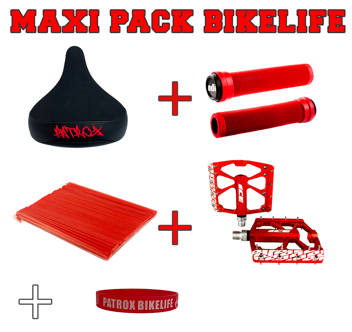 MAXI PACK BIKELIFE ROUGE