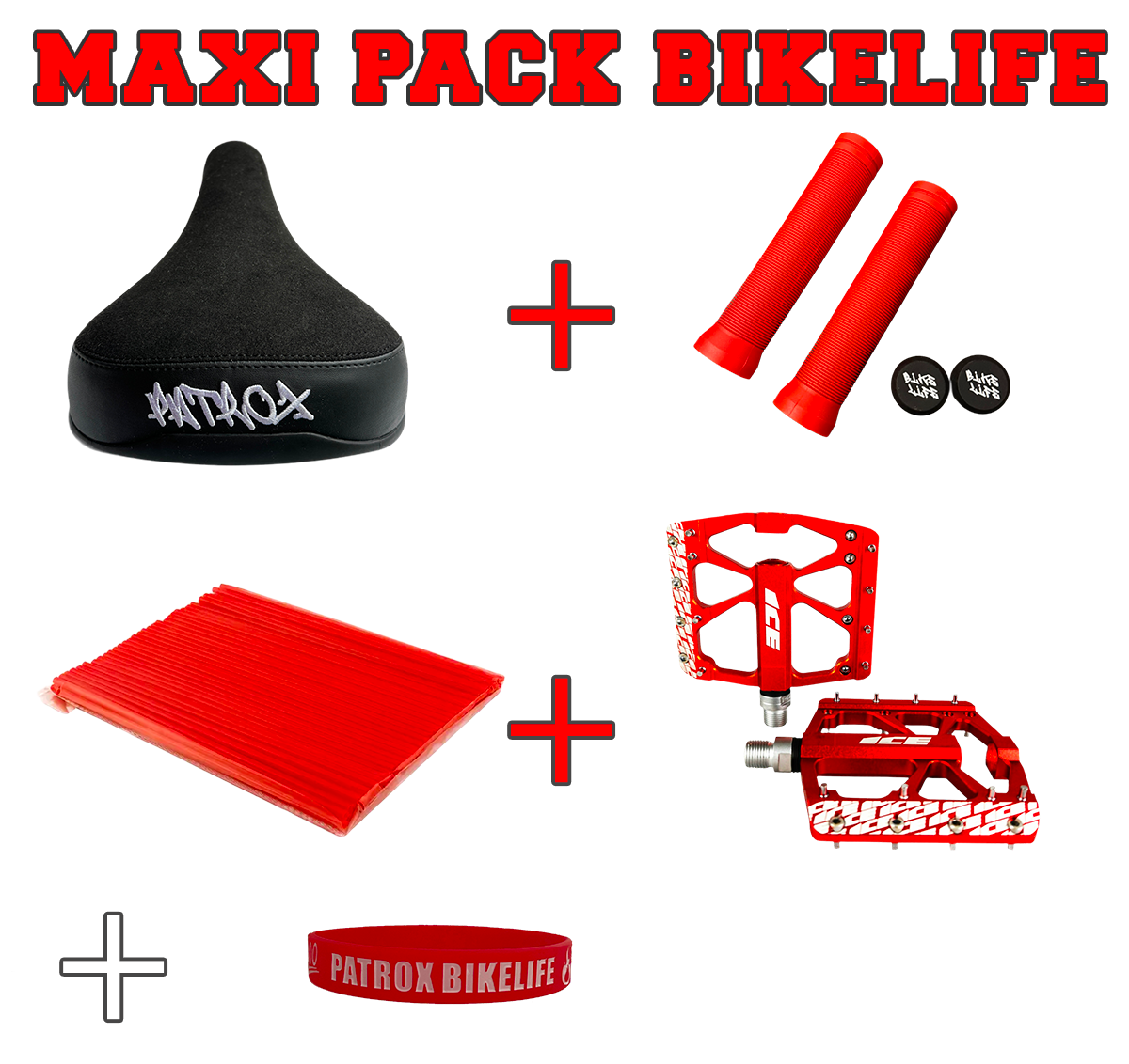 MAXI PACK BIKELIFE ROUGE
