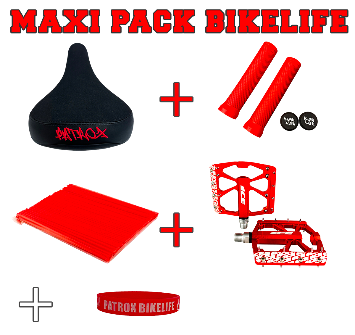 MAXI PACK BIKELIFE ROUGE