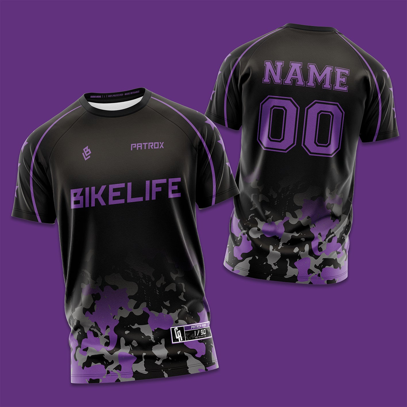 Tee Shirt BikeLife SPEEDTRY personnalisable