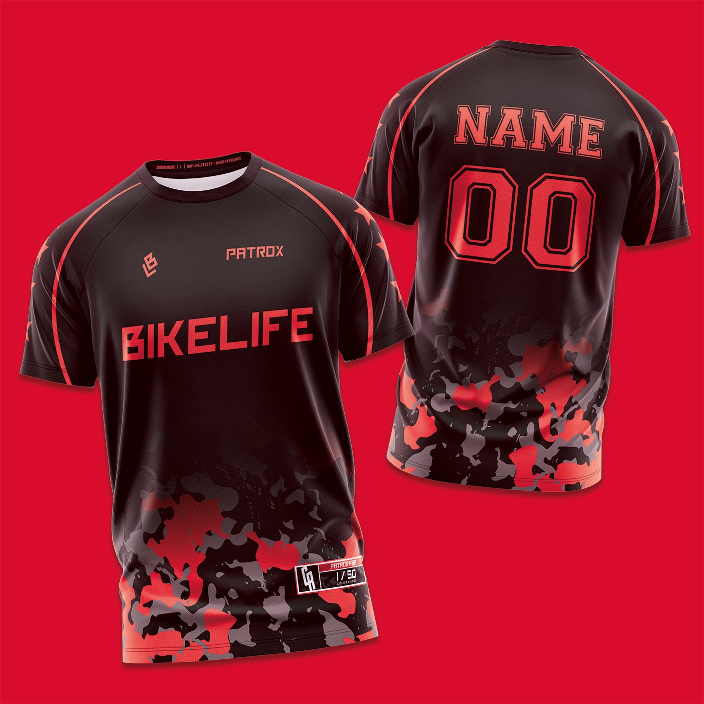 Tee Shirt BikeLife SPEEDTRY personnalisable