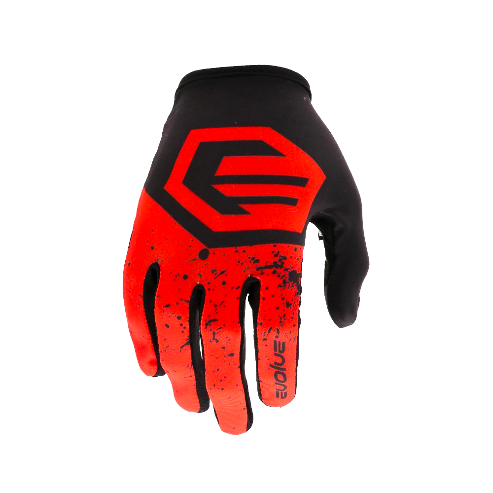 GANTS EVOLVE SPLATTER RED/BLACK
