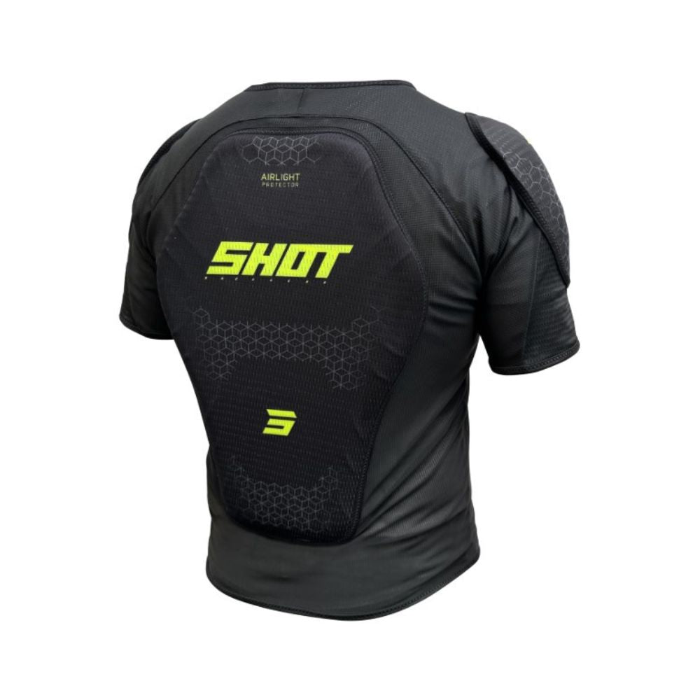 Gilet Shot Airlight - Manches Courtes - Black/Neon Yellow