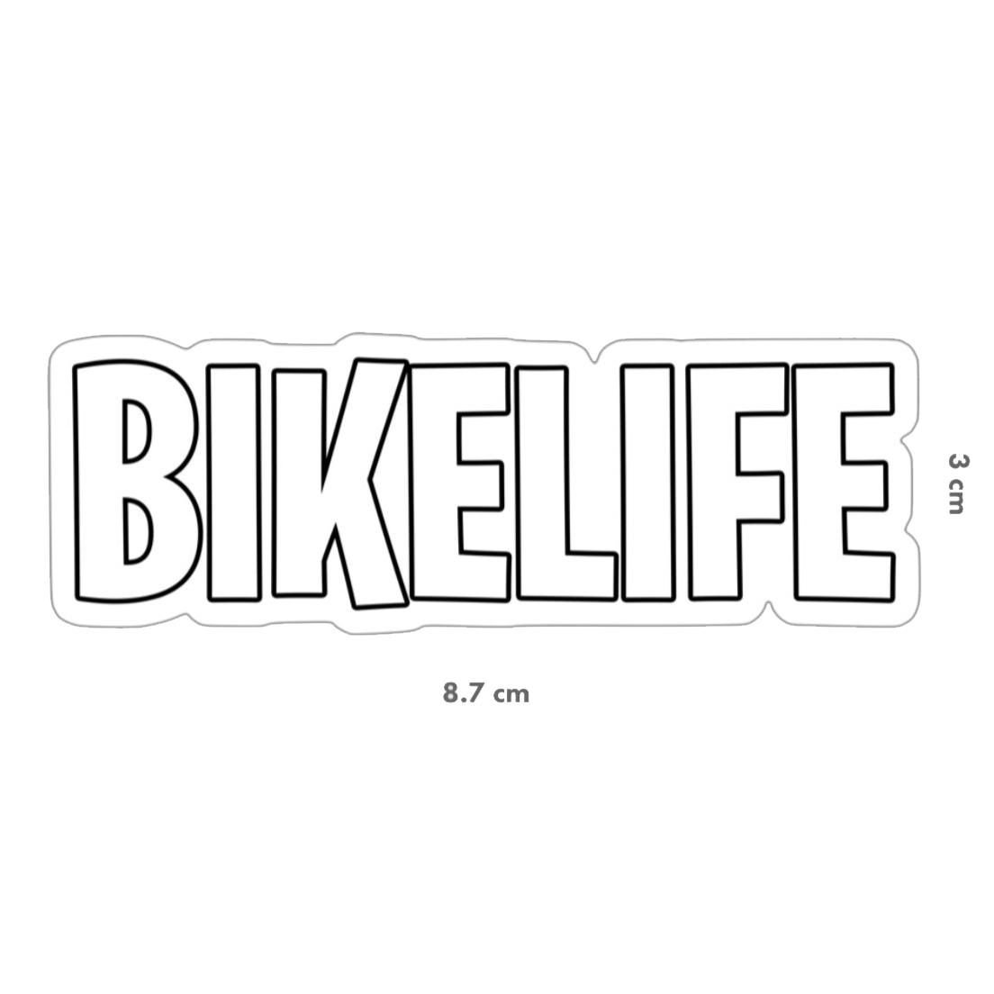 Sticker bikelife couleur