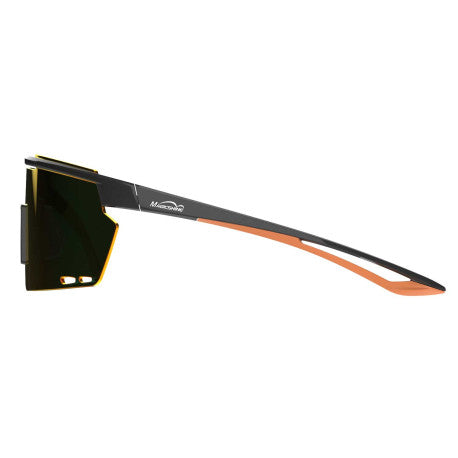 Lunettes RL001 noir/orange - écran rouge