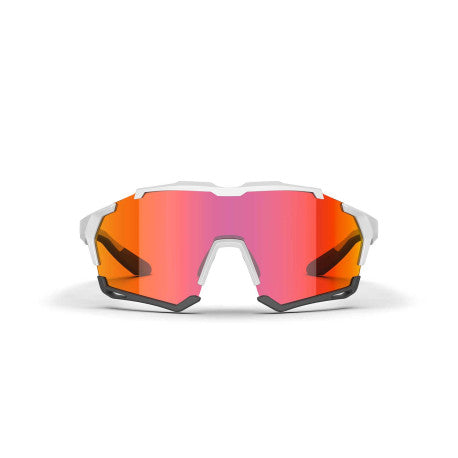 Lunettes Versatiler Photochromatic VS002CB - blanc/noir - écran rouge miroir