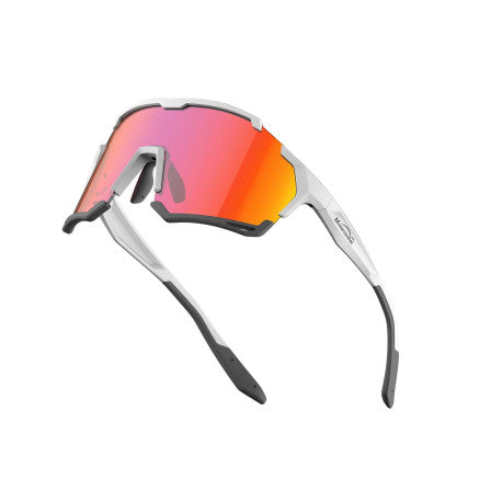 Lunettes Versatiler Photochromatic VS002CB - blanc/noir - écran rouge miroir
