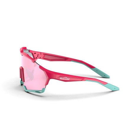 Lunettes Versatiler - VS002 - rose/vert - écran rose miroir