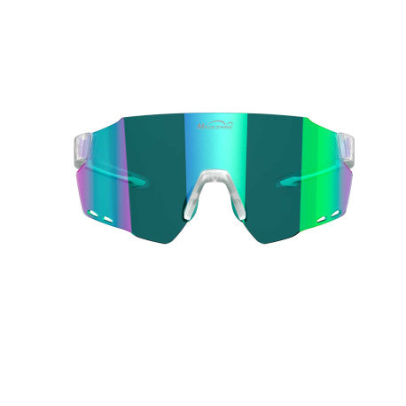 Lunettes WindBreaker - transparent/bleu + écran bleu