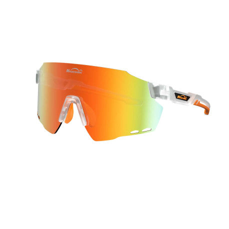 Lunettes WindBreaker - transparent/orange + écran orange