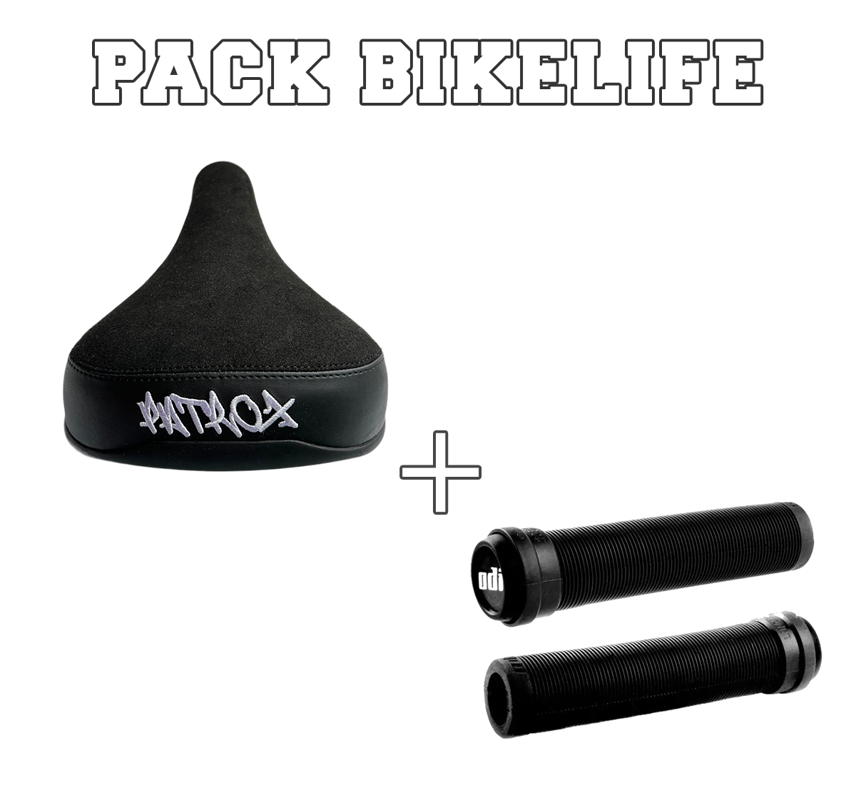 PACK BIKELIFE SELLE + ODI LONGNECK 135MM NOIR