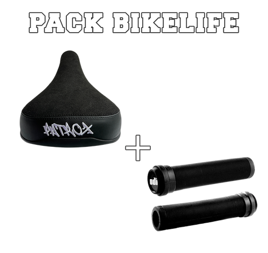 PACK BIKELIFE SELLE + ODI LONGNECK 135MM NOIR