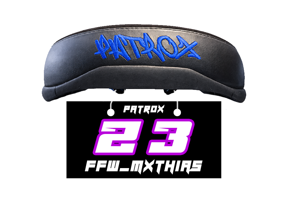 PLAQUE ARRIÈRE PATROX PERSONNALISABLE