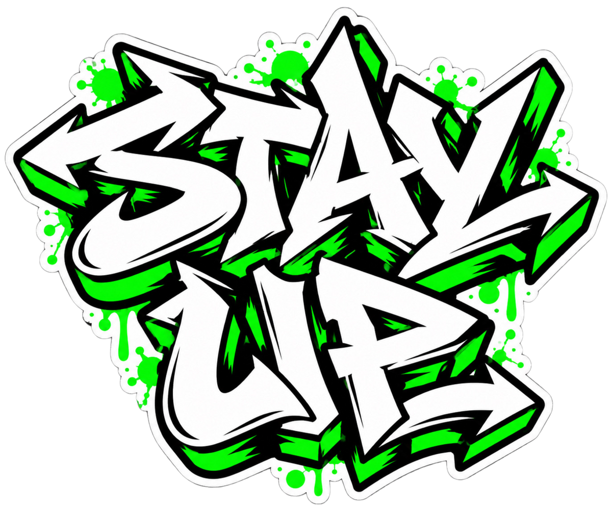 STICKERS STAY UP – TAG VERT EDITION LIMITÉE