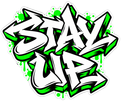 STICKERS STAY UP – TAG VERT EDITION LIMITÉE