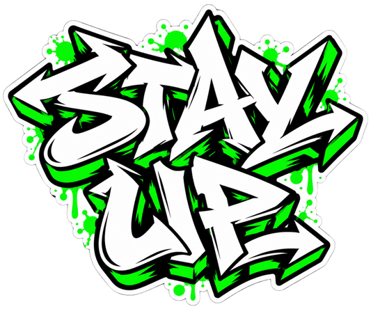 STICKERS STAY UP – TAG VERT EDITION LIMITÉE