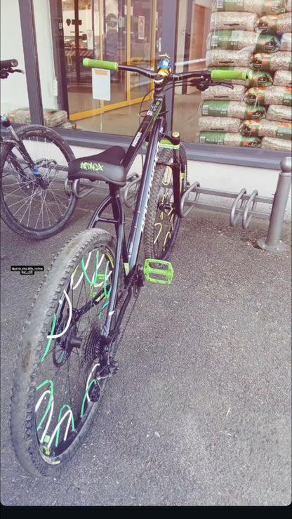 SELLE PATROX NOIRE ET VERTE EDITION BIKELIFE