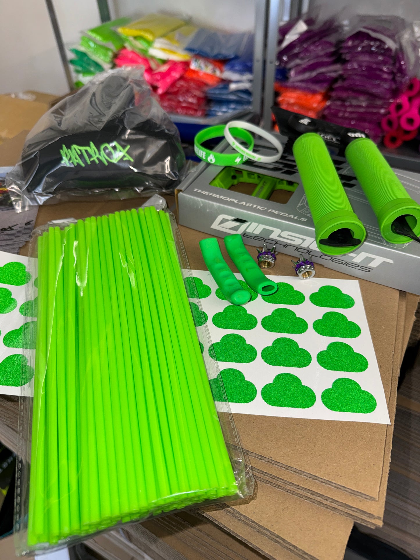 SELLE PATROX NOIRE ET VERTE EDITION BIKELIFE