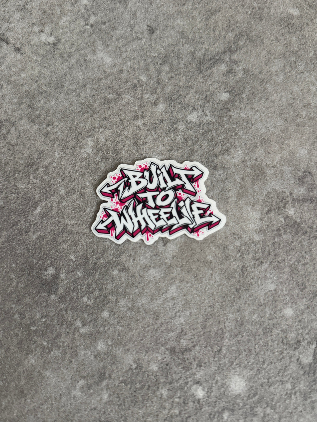 STICKERS BUILT TO WHEELIE – TAG ROSE EDITION LIMITÉE