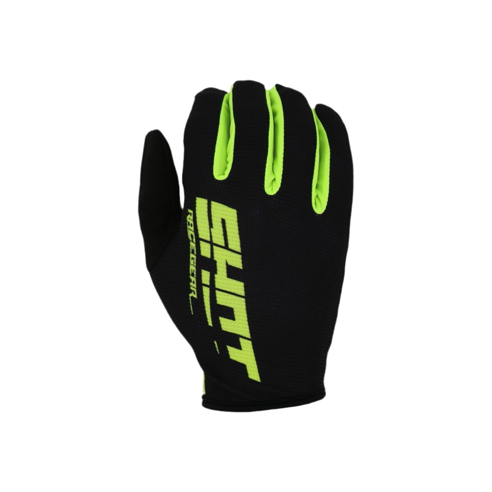 GANTS SHOT BMX ROGUE ULTRALIGHT BLACK NEON YELLOW