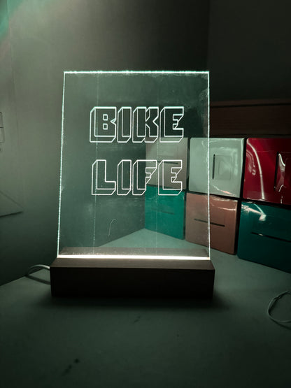 Lumière « BIKELIFE » effet 3D 7 couleurs