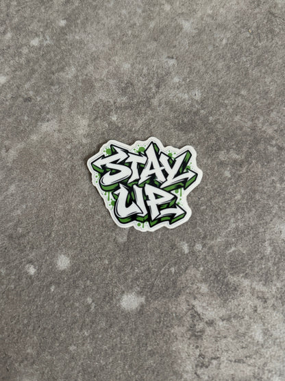 STICKERS STAY UP – TAG VERT EDITION LIMITÉE