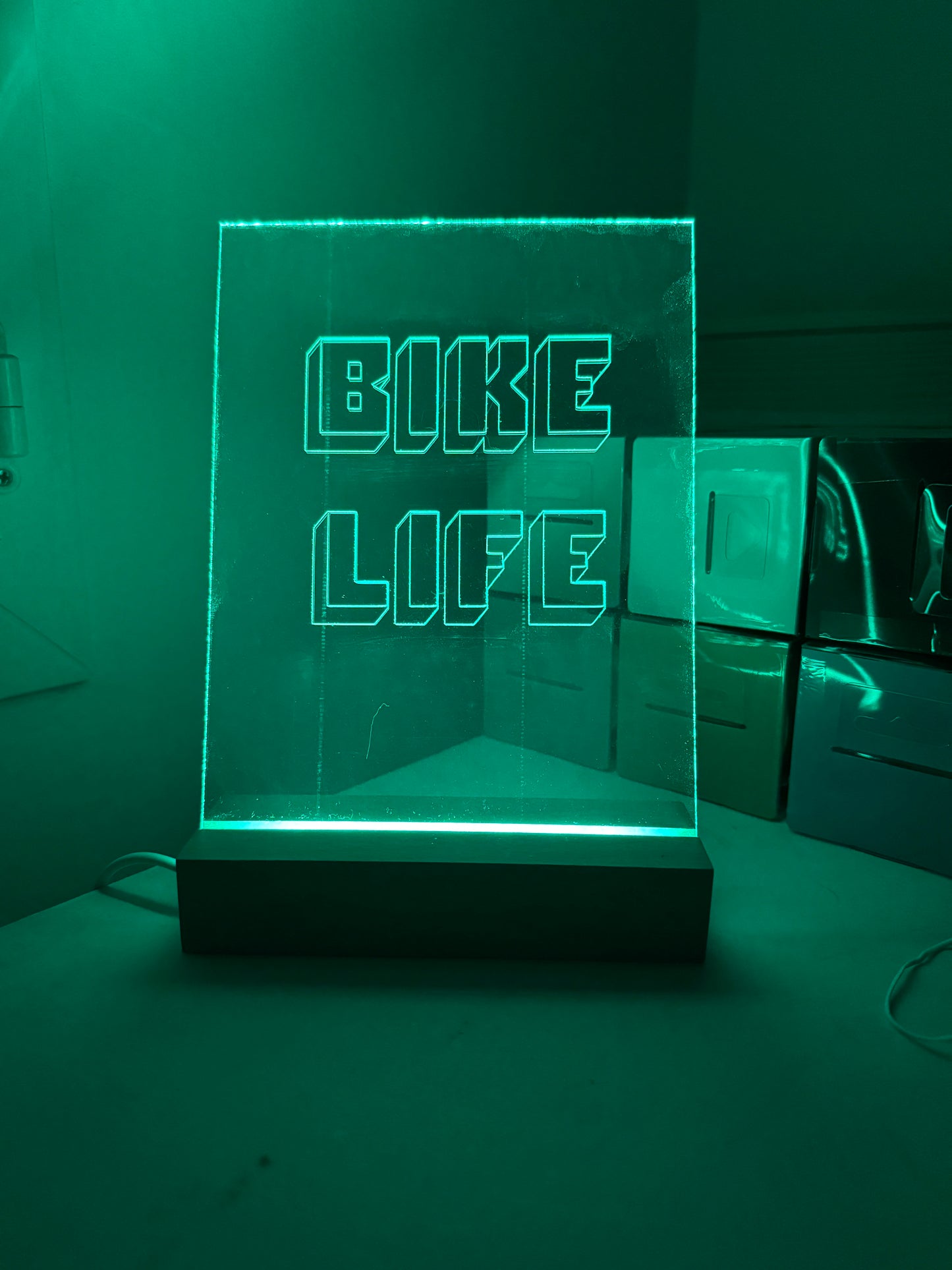 Lumière « BIKELIFE » effet 3D 7 couleurs