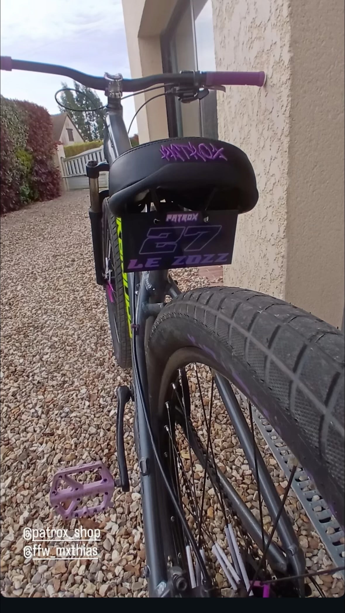 SELLE PATROX VIOLETTE EDITION BIKELIFE