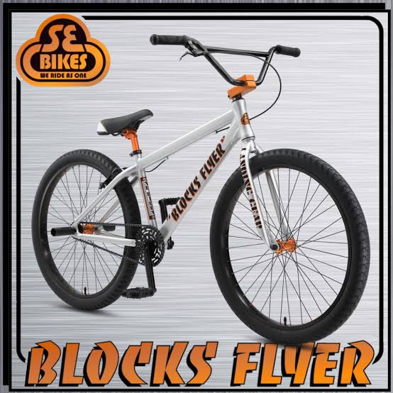 SEBikes Blocks Flyer 2026 ICED OUT SILVER 26’’