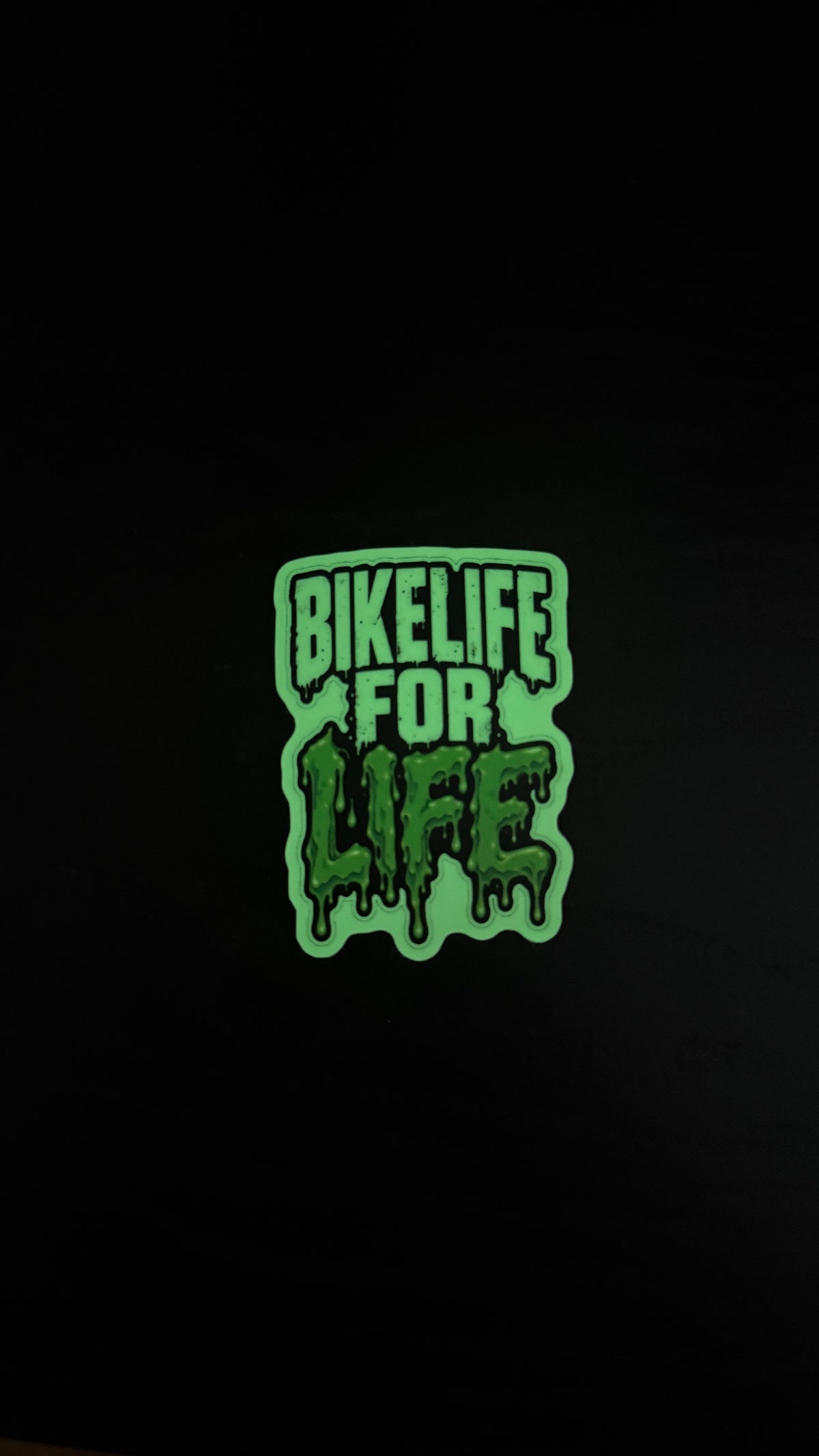 STICKER PHOSPHORESCENT BIKELIFE FOR LIFE – ÉDITION HALLOWEEN